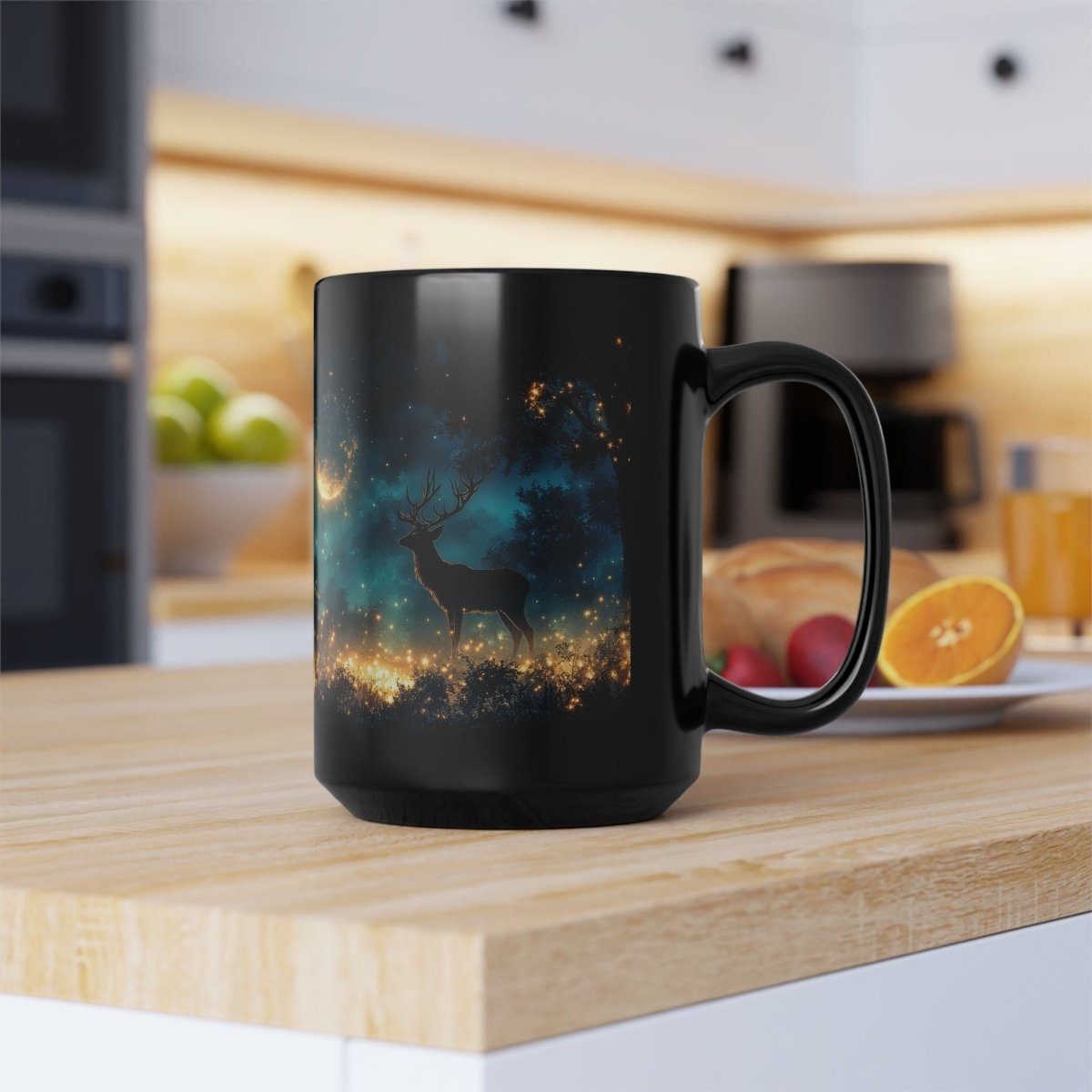 Enchanted Moonlit Forest Mug – A Touch of Magic 15oz - Elegant Deer