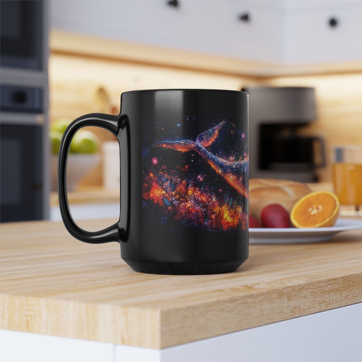 🐋 Enchanted Whale – Ocean Serenity Mug 🌊 - Elegant Deer