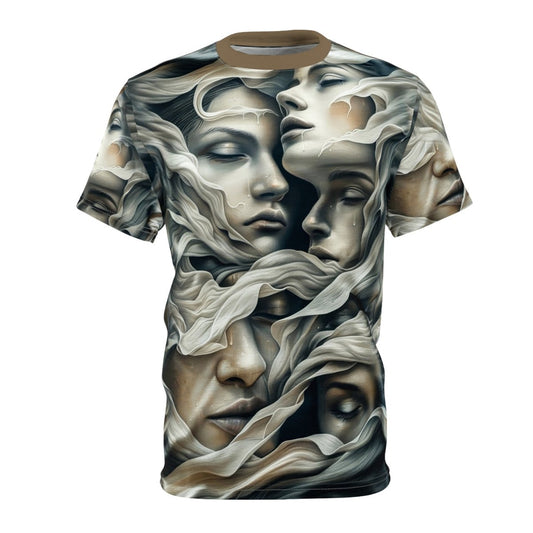 Ethereal Faces T-Shirt (AOP) - Elegant Deer