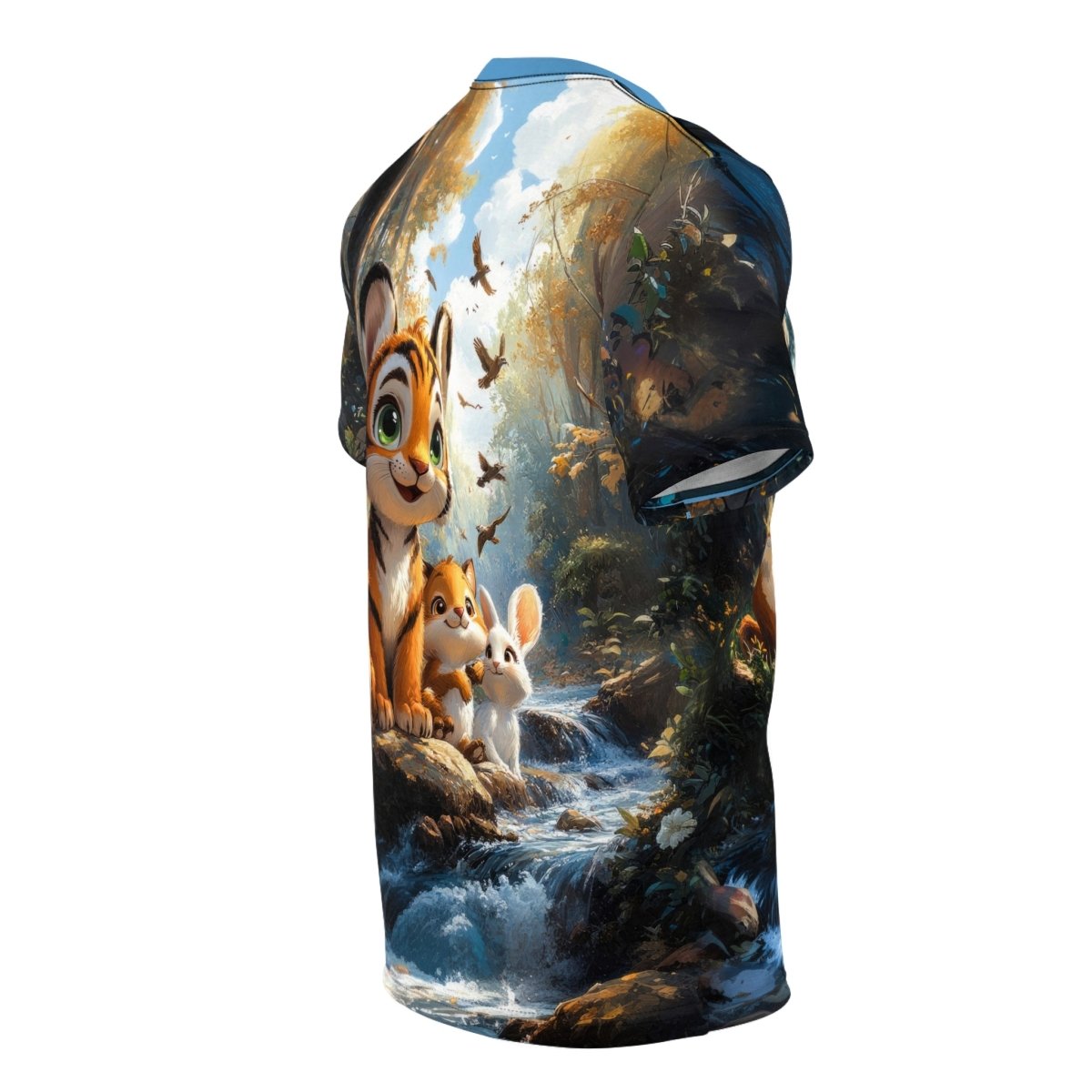 Forest Friends - Dual - Sided AOP T-Shirt - Elegant Deer