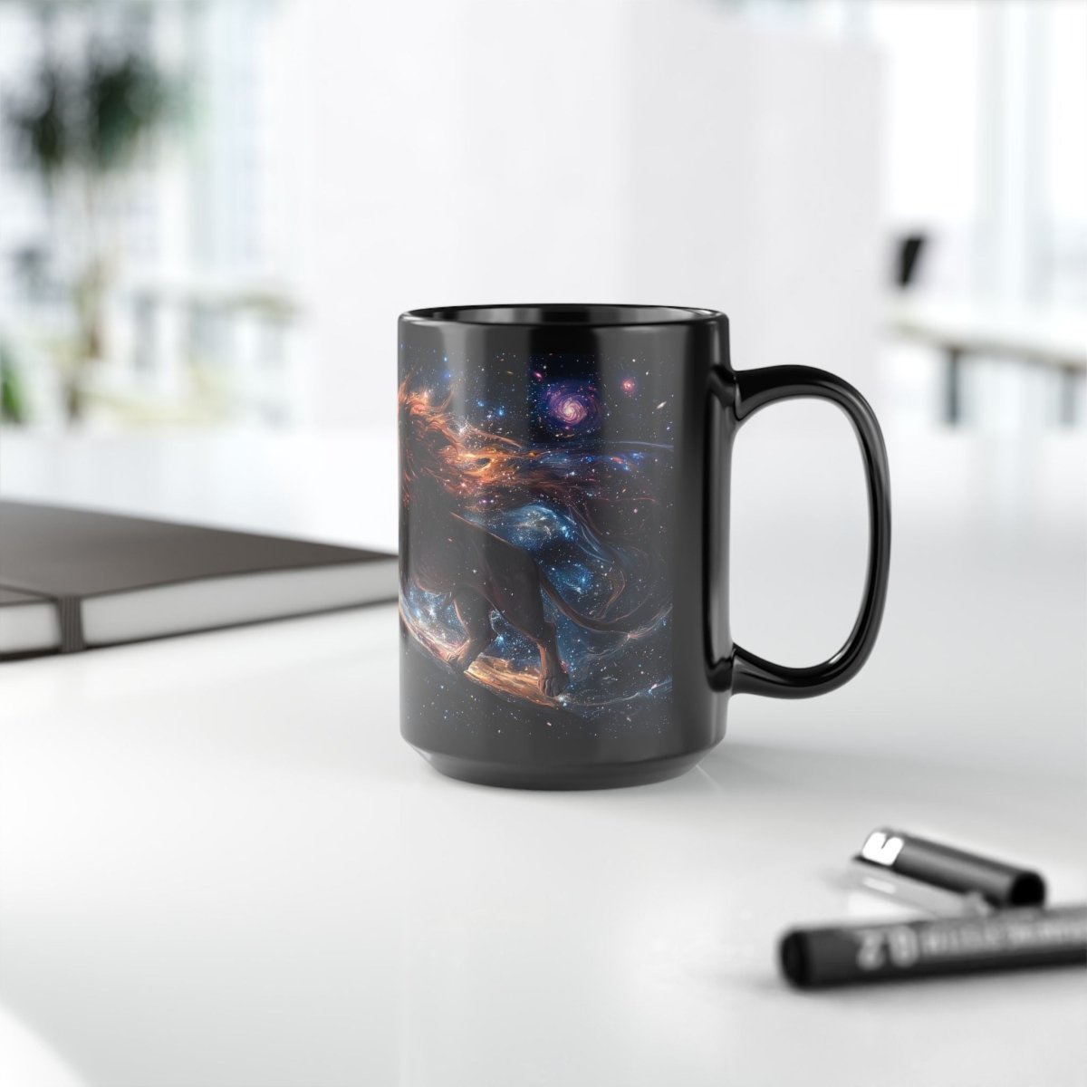 🌌🦁 Galactic Lion – Cosmic Guardian - Elegant Deer