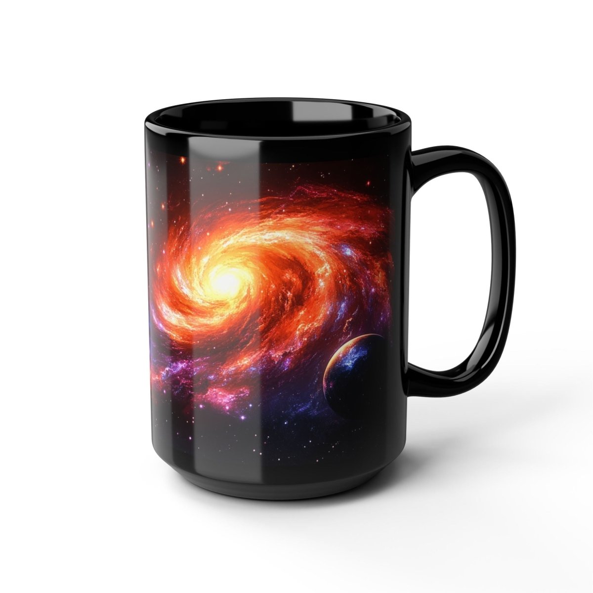 Galactic Spiral Mug – Cosmic Art for Space Enthusiasts 15oz - Elegant Deer