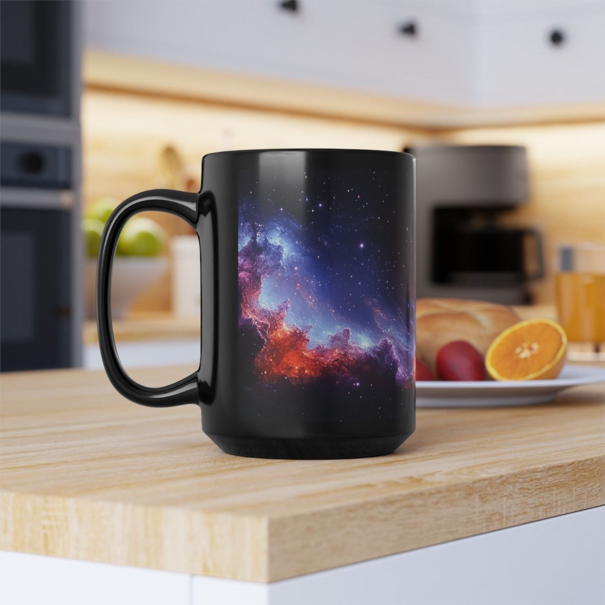 Galactic Spiral Mug – Cosmic Art for Space Enthusiasts 15oz - Elegant Deer