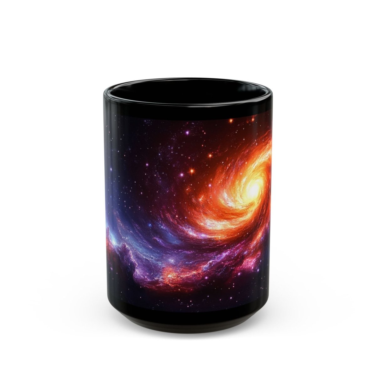 Galactic Spiral Mug – Cosmic Art for Space Enthusiasts 15oz - Elegant Deer