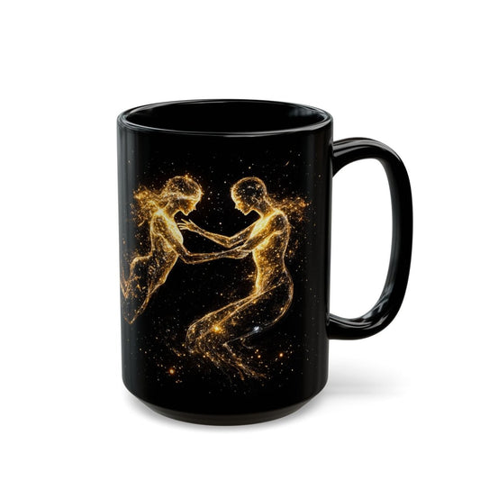 Gemini Mystical Glow Mug ♊ ✨ - Elegant Deer