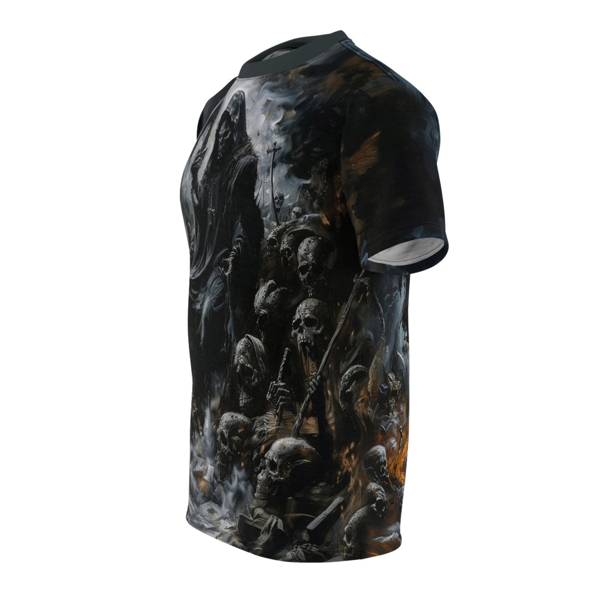 Grim Night T-Shirt (AOP) - Elegant Deer