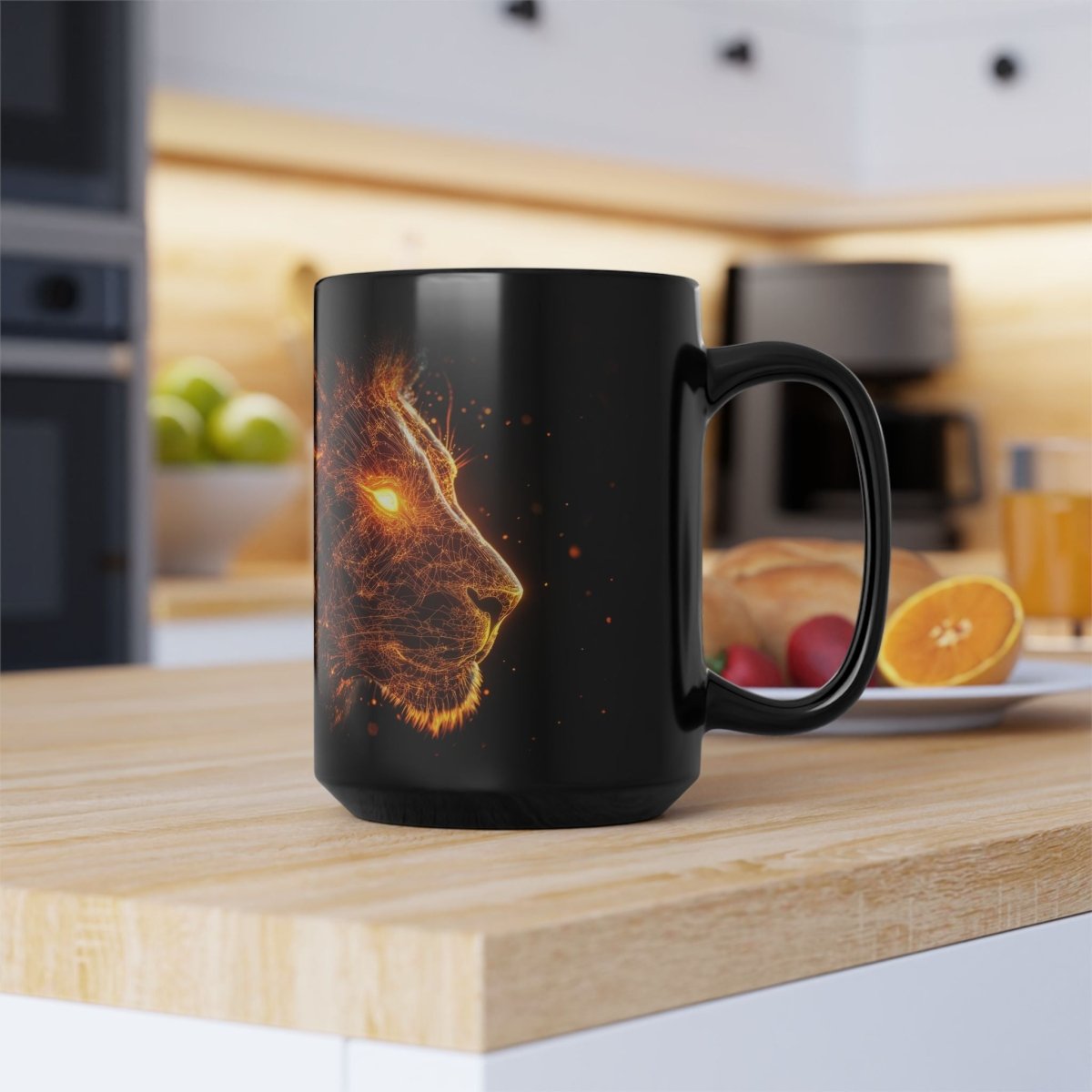 🔥 Leo – The Fiery Zodiac Lion Mug ♌️ - Elegant Deer