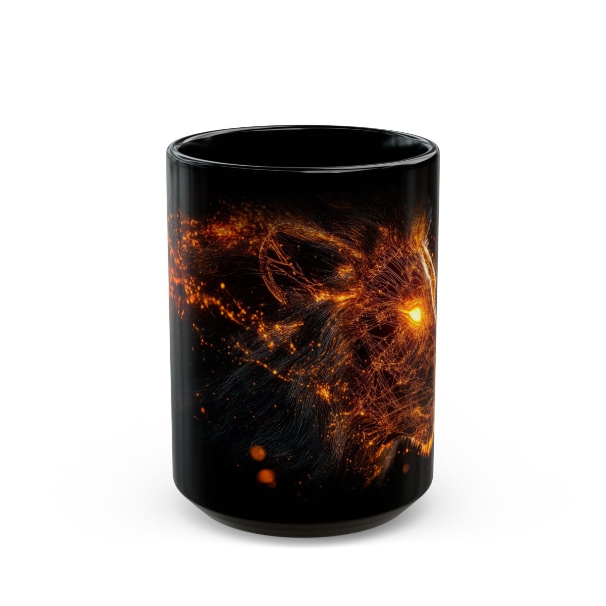 🔥 Leo – The Fiery Zodiac Lion Mug ♌️ - Elegant Deer