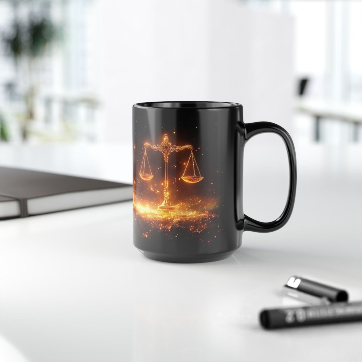 ♎ Libra – Celestial Balance Mug ♎ - Elegant Deer