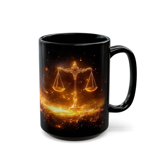 ♎ Libra – Celestial Balance Mug ♎ - Elegant Deer