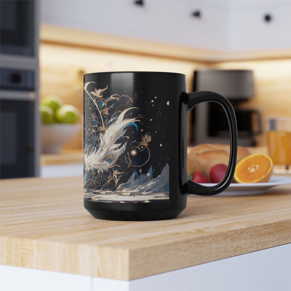🦊 Lunar Fox – Celestial Guardian Mug 🌙 - Elegant Deer
