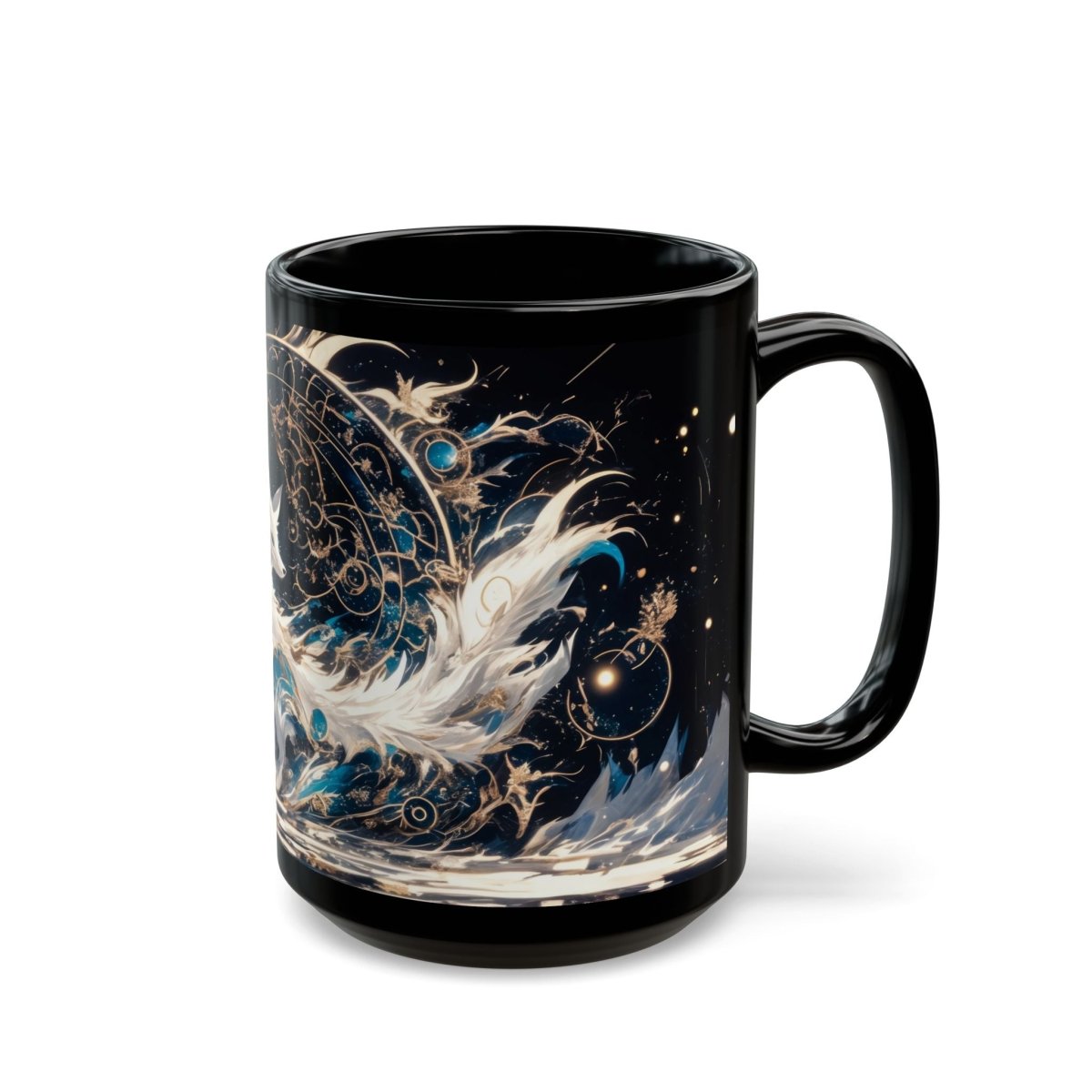 🦊 Lunar Fox – Celestial Guardian Mug 🌙 - Elegant Deer