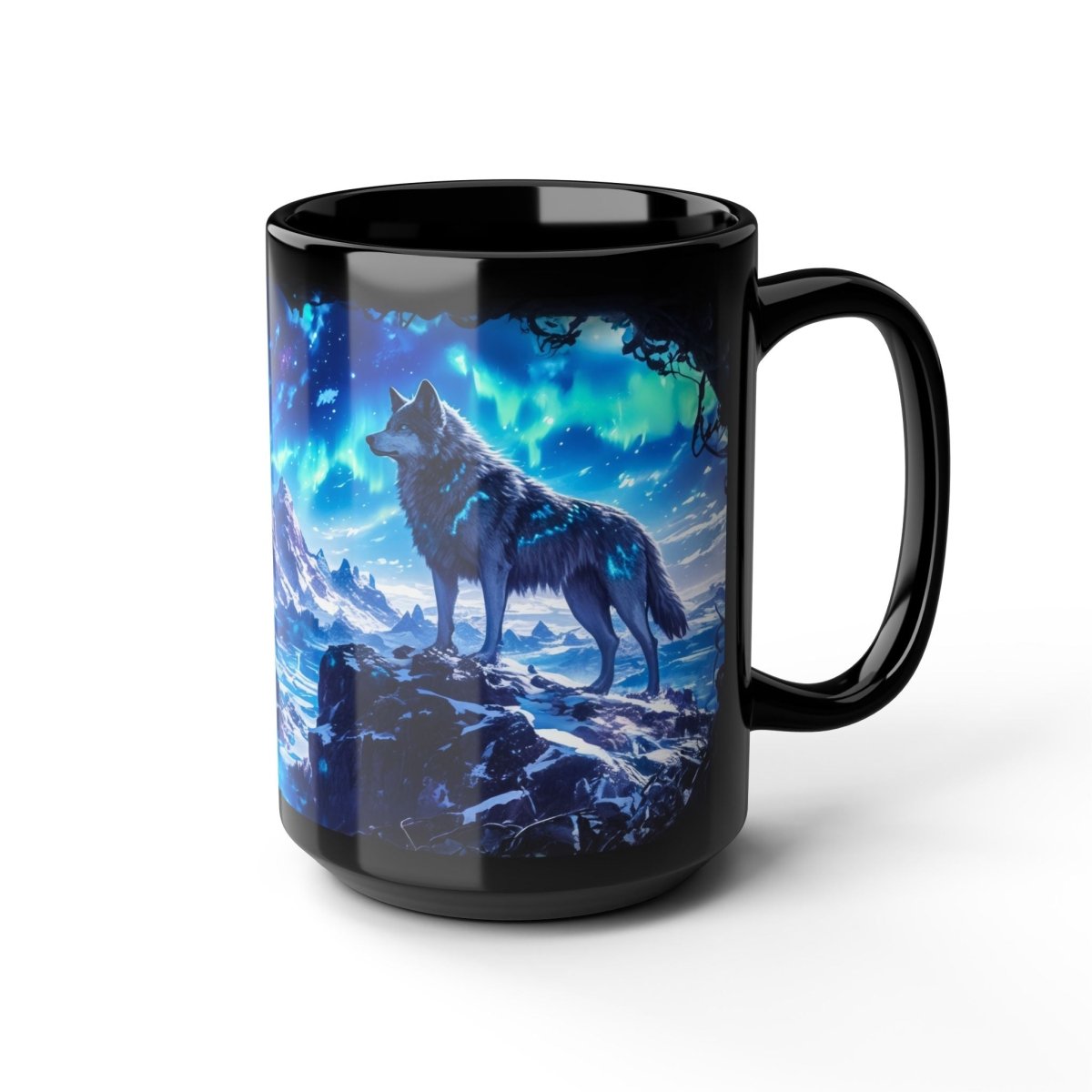 ❄️ Majestic Ice Wolf Mug ❄️ - Elegant Deer