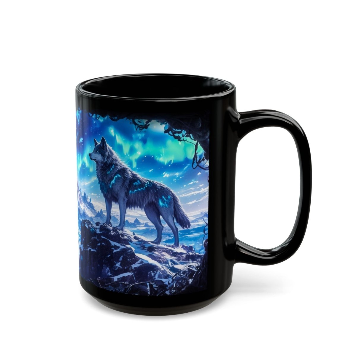 ❄️ Majestic Ice Wolf Mug ❄️ - Elegant Deer
