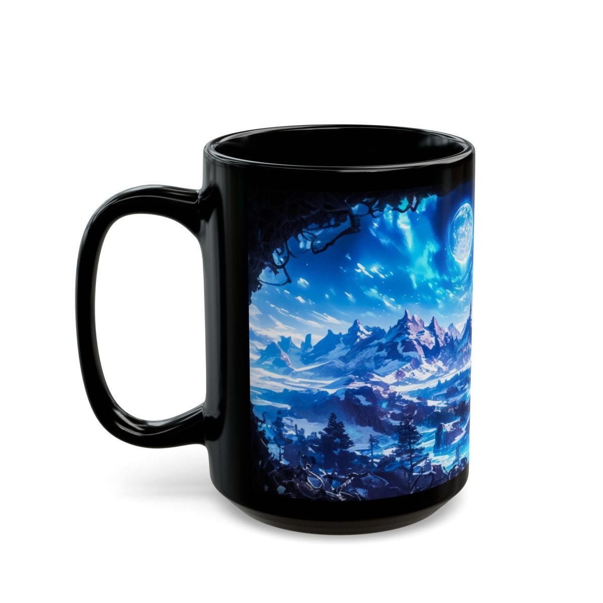 ❄️ Majestic Ice Wolf Mug ❄️ - Elegant Deer