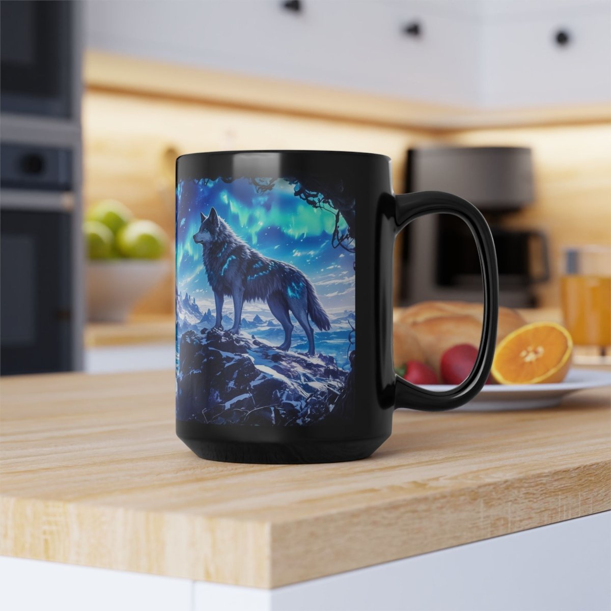 ❄️ Majestic Ice Wolf Mug ❄️ - Elegant Deer