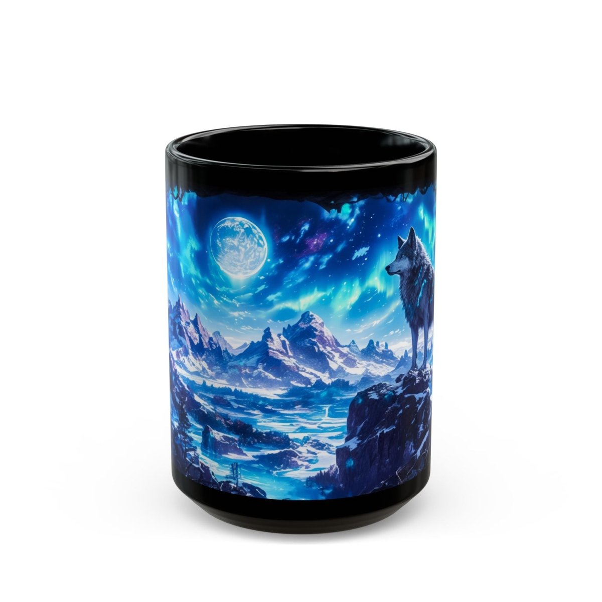 ❄️ Majestic Ice Wolf Mug ❄️ - Elegant Deer