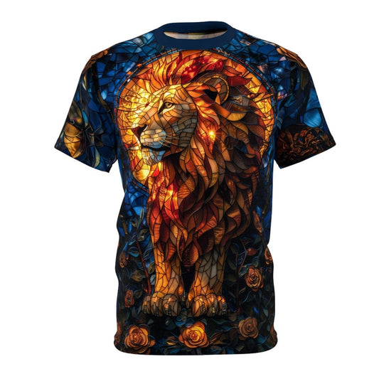 Majestic Lion King T-Shirt (AOP) - Elegant Deer