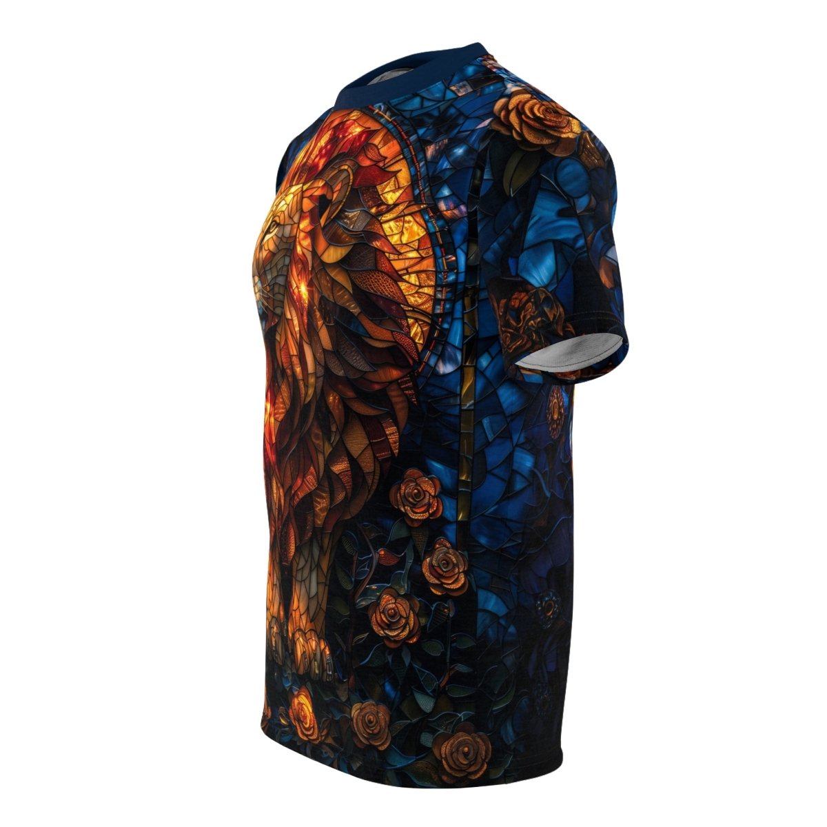 Majestic Lion King T-Shirt (AOP) - Elegant Deer