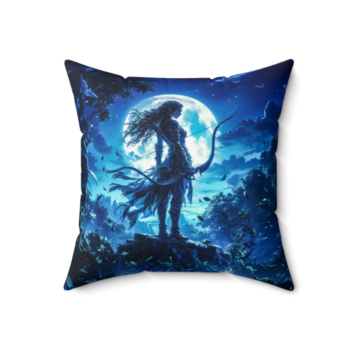 Moonlit Archer Pillow - Elegant Deer