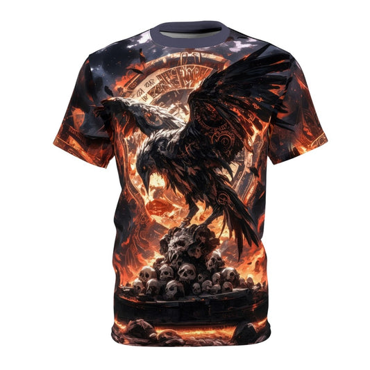 Mystic Raven Prophecy T-Shirt (AOP) - Elegant Deer