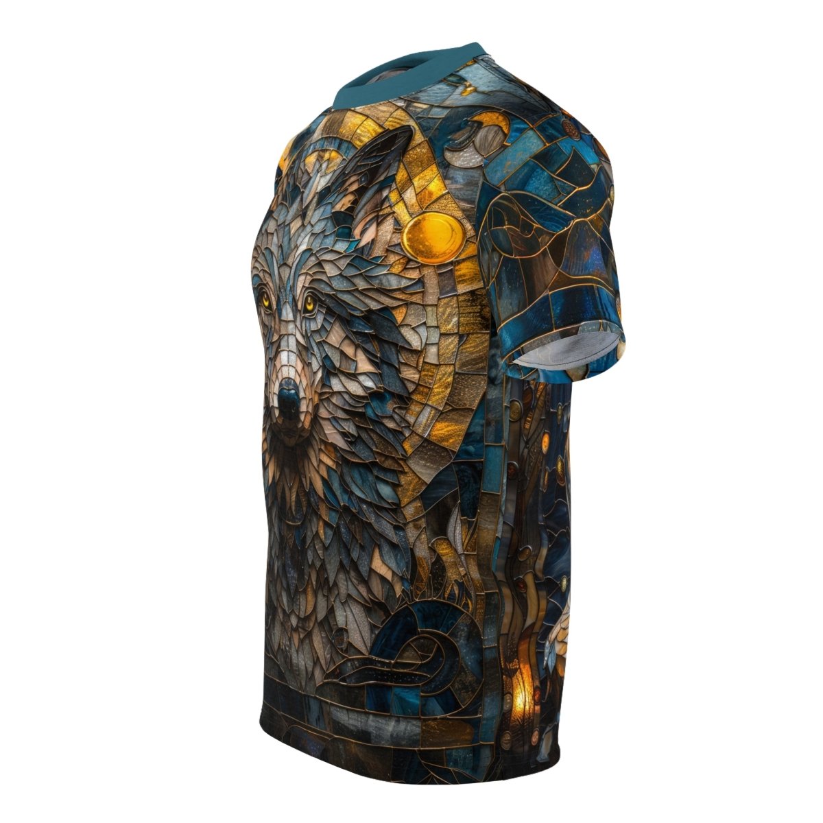 Mystic Wolf Artistry T-Shirt (AOP) - Elegant Deer