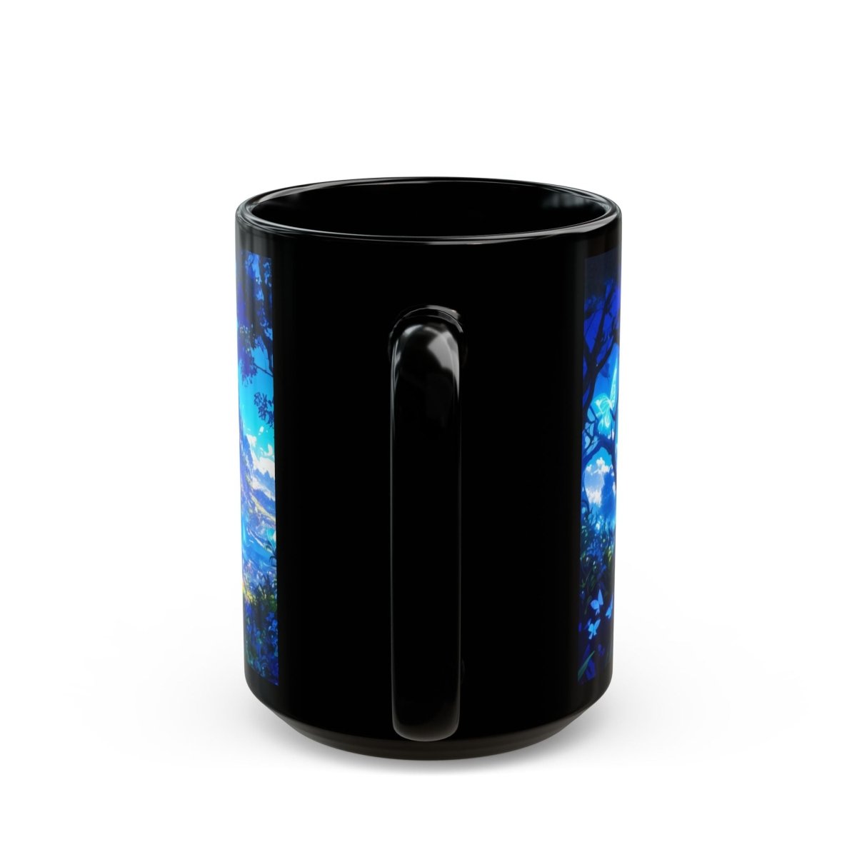 Mystical Fantasy Forest Coffee Mug 15oz - Elegant Deer
