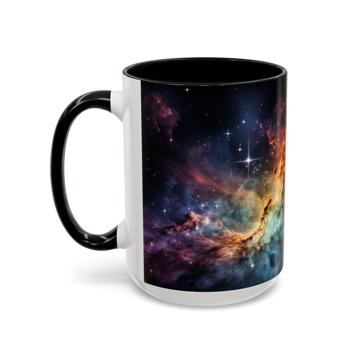 Nebula Space Coffee Mug, 15oz - Elegant Deer