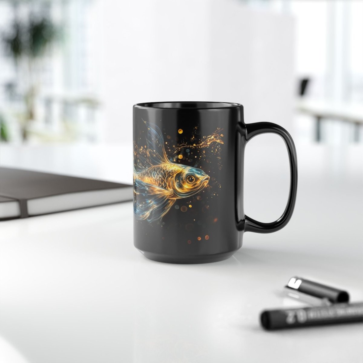 ♓ Pisces Zodiac Mug ✨ - Mystical Water Energy - Elegant Deer