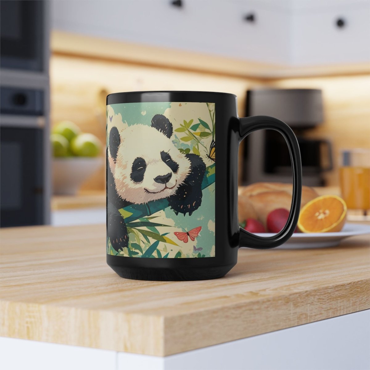 Playful Panda Mug – Too Lazy to Care - 15oz - Elegant Deer