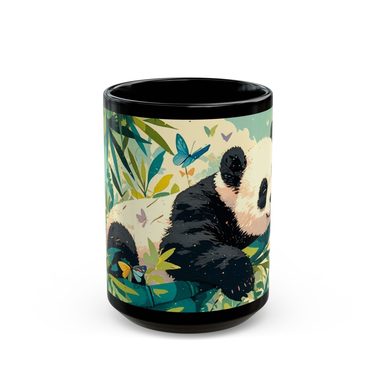 Playful Panda Mug – Too Lazy to Care - 15oz - Elegant Deer