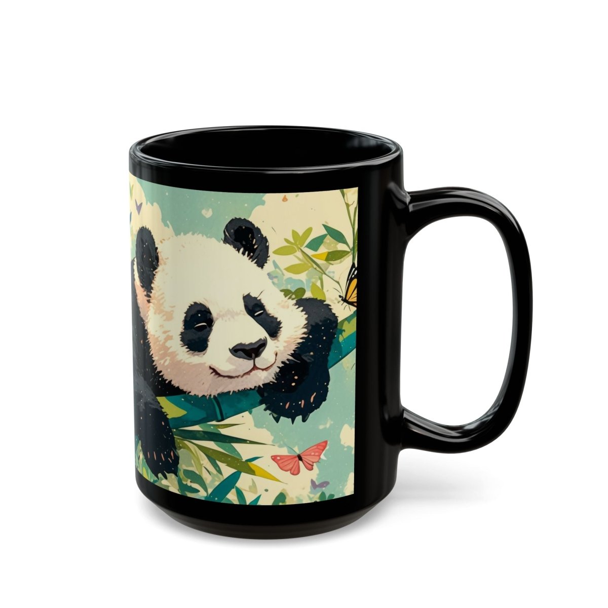 Playful Panda Mug – Too Lazy to Care - 15oz - Elegant Deer