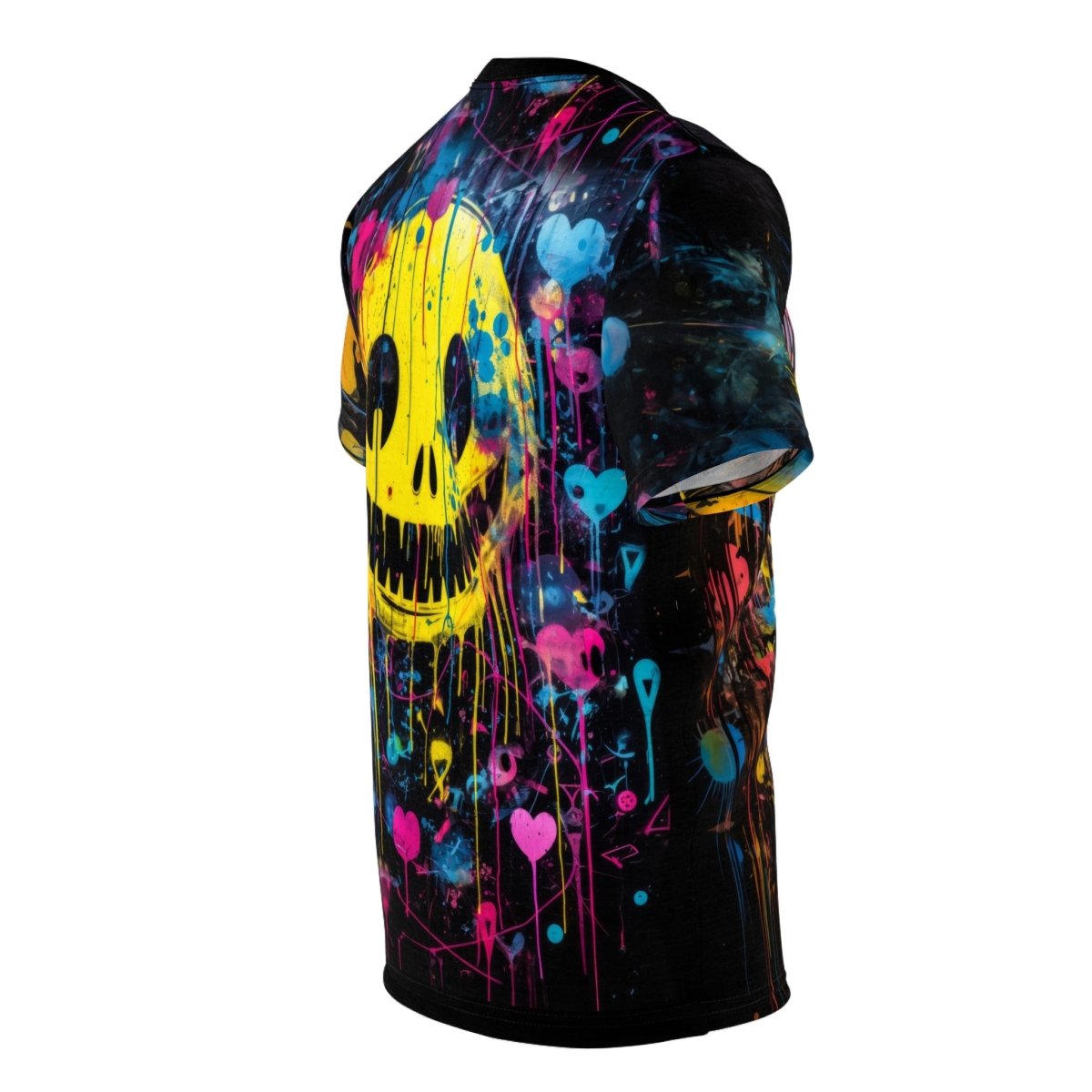 Rebellious Radiance T-Shirt (AOP) - Elegant Deer