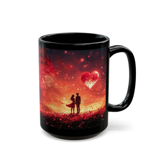 Romantic Love Mug – Perfect for Couples and Special Moments 15oz - Elegant Deer
