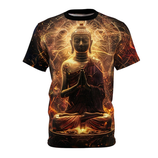 Serenity and Radiance T-Shirt (AOP) - Elegant Deer