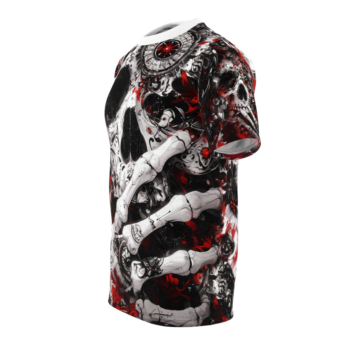 Skull Rebellion T-Shirt (AOP) - Elegant Deer