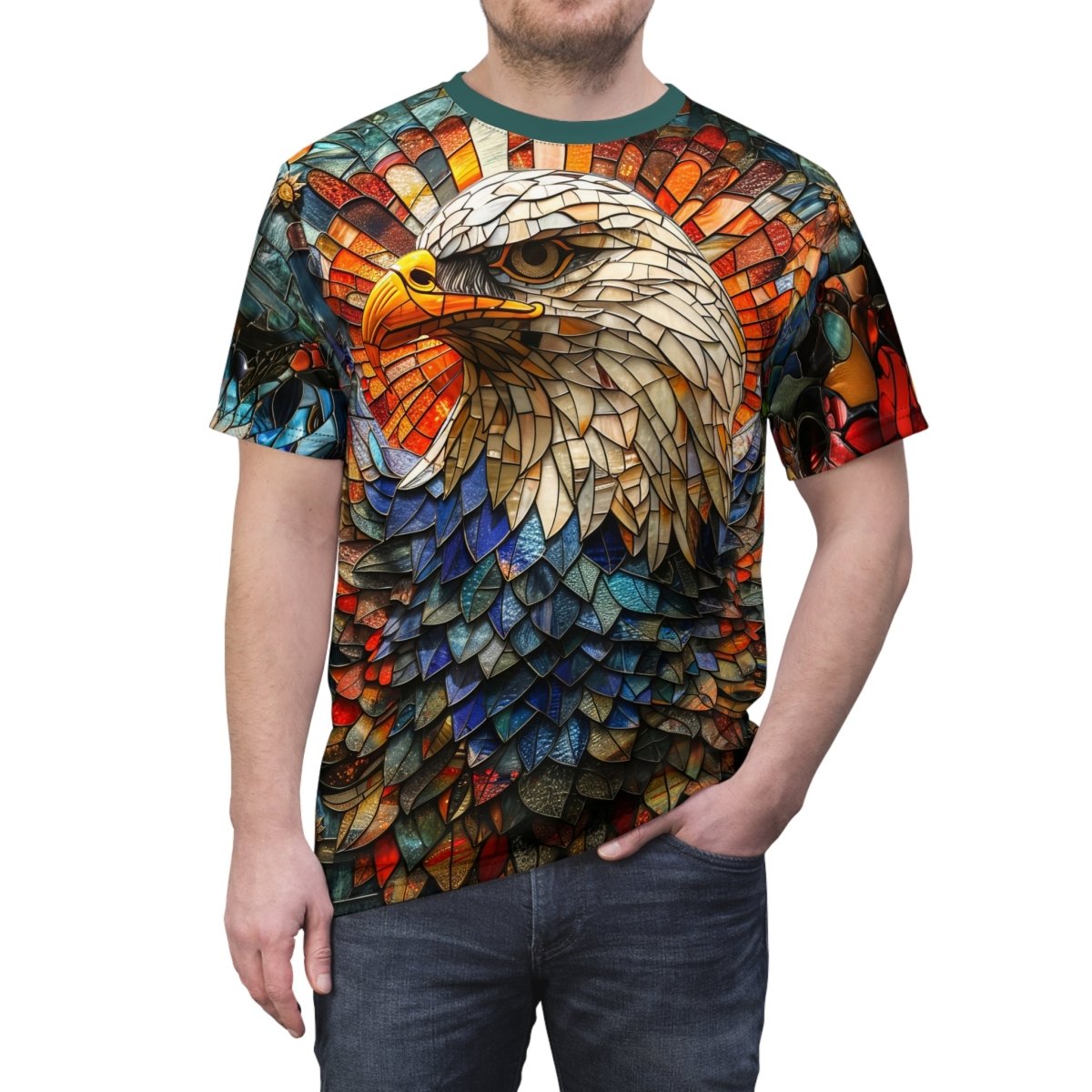 Soaring Spirit Eagle T-Shirt (AOP) - Elegant Deer