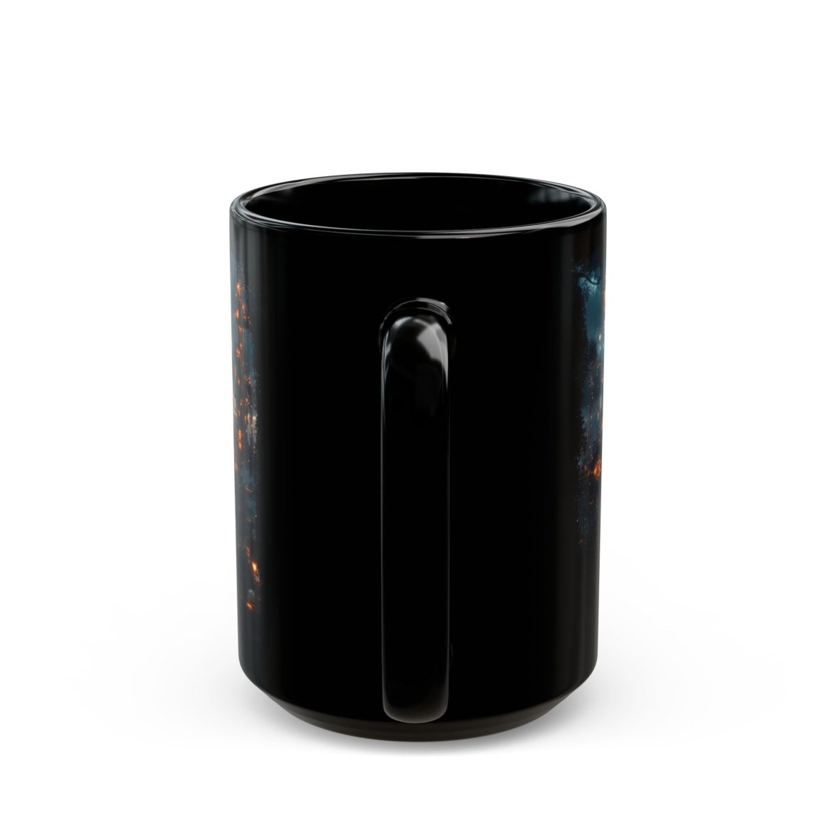 Steampunk Skyline Romance Coffee Mug 15oz - Elegant Deer