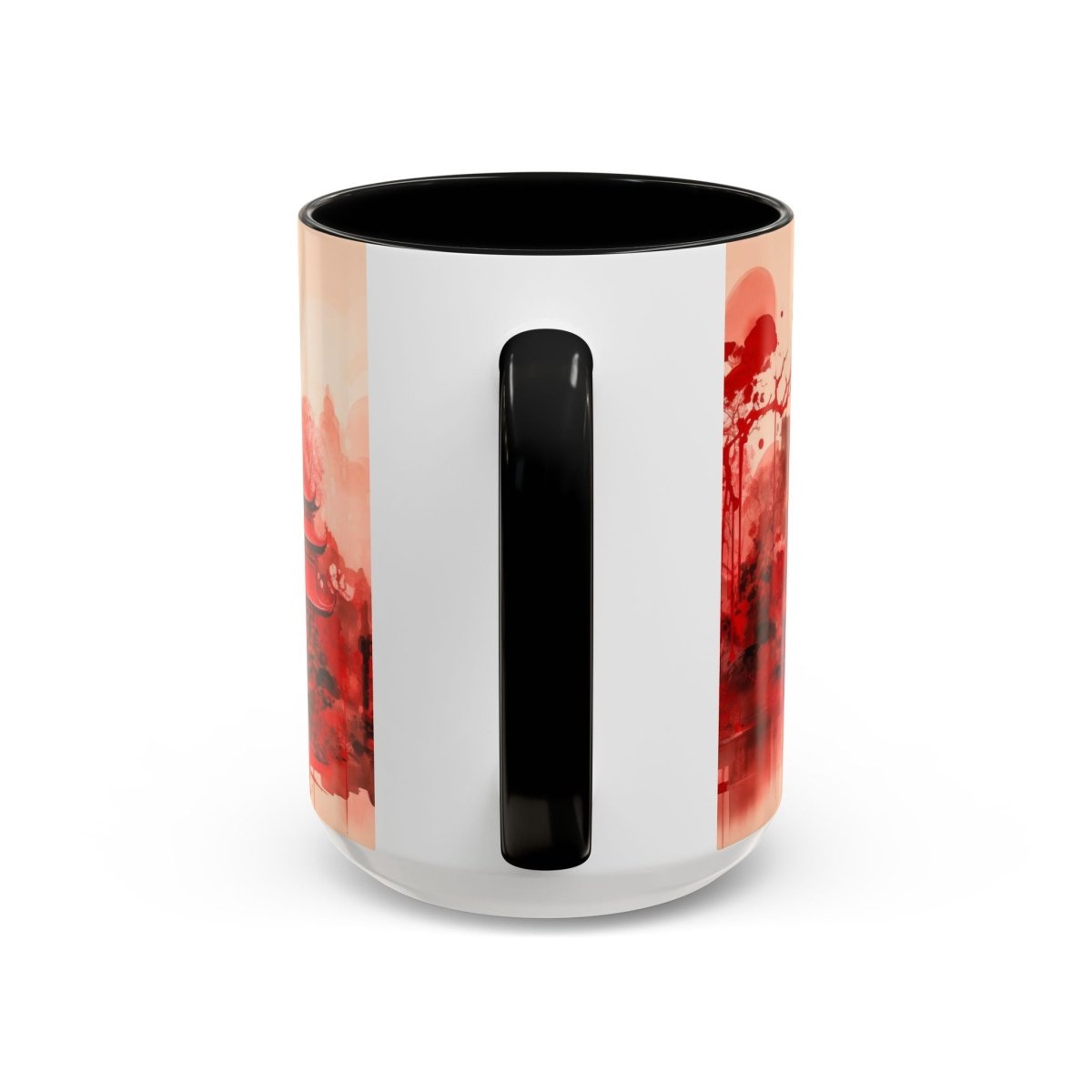Traditional Asia Coffee Mug, 15oz - Elegant Deer