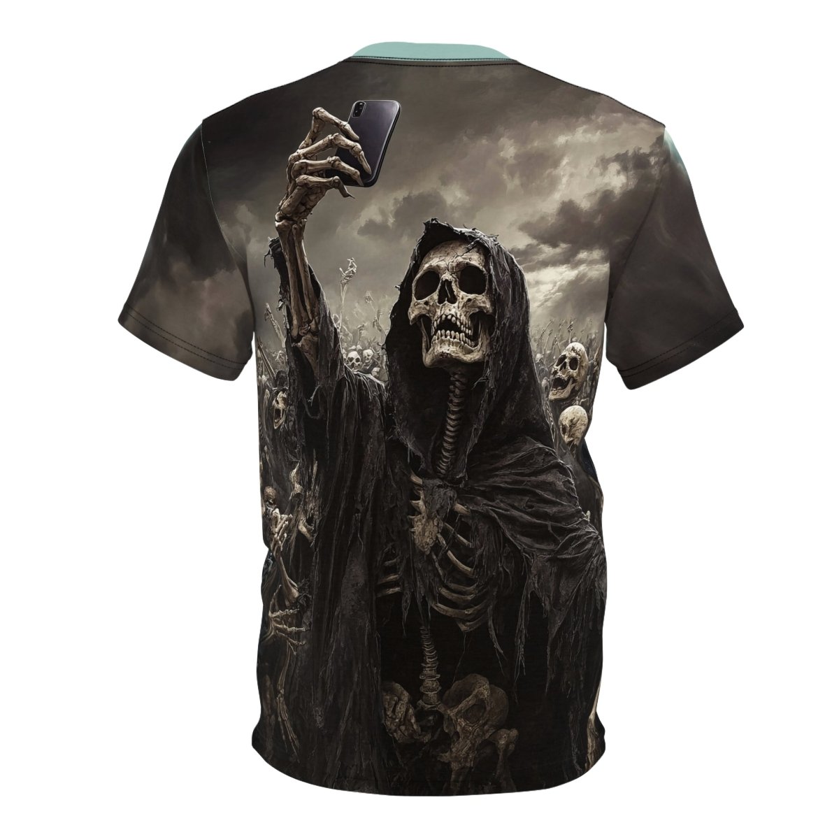 Undead Selfie - Dual - Sided AOP T-Shirt - Elegant Deer