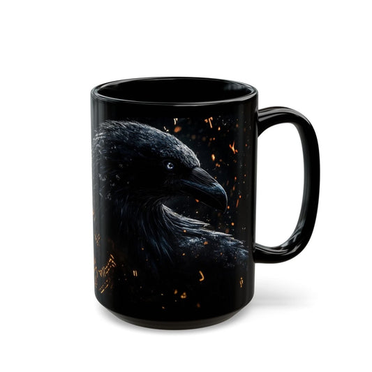 🐦‍⬛ Viking Raven – Norse Legend Mug ⚔️ - Elegant Deer