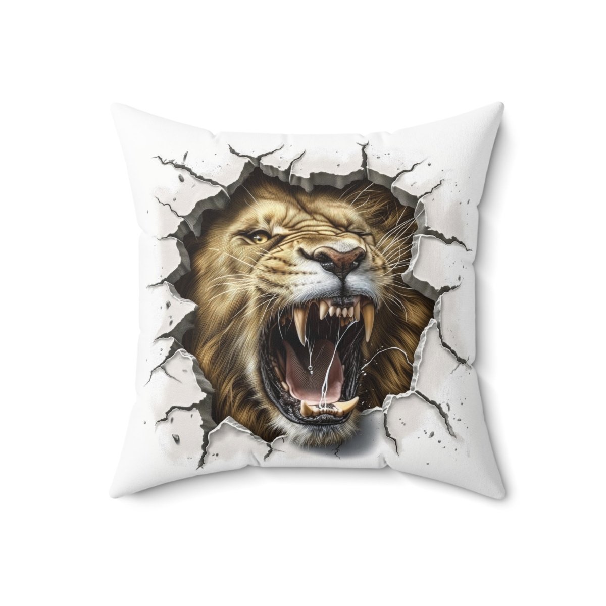 Wild Lion Pillow - Elegant Deer