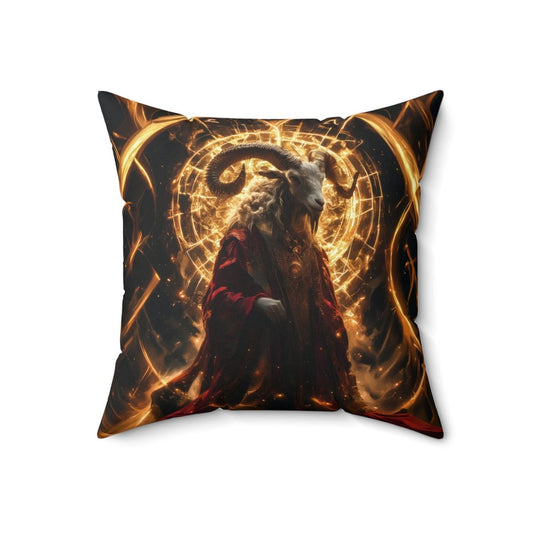 Zodiac Ram Monarch Pillow - Elegant Deer